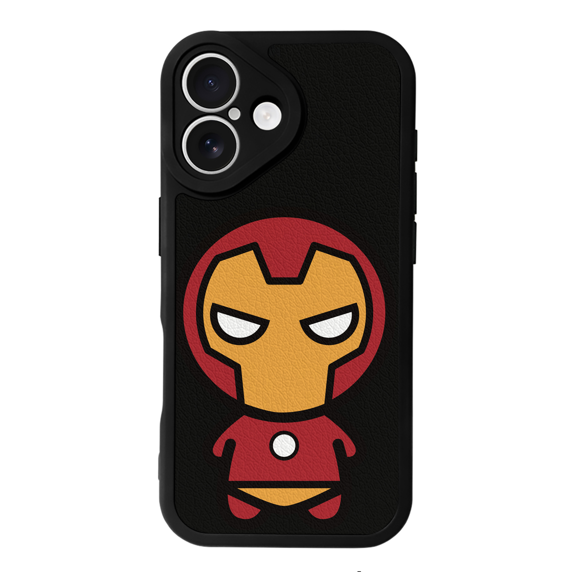 （画像用） アベンジャーズ The Avengers 【iPhone 16シリーズ対応】シリコンスマホケース（レザー調） 材質：シリコン